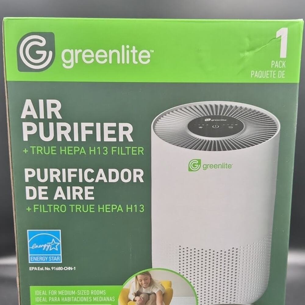 Greenlite G-PURE-15W Air Purifier – True HEPA H13 Filter – NEW